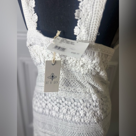 JUST BEE QUEEN
Tulum Ruched Crochet Midi Dress - Picture 9 of 17